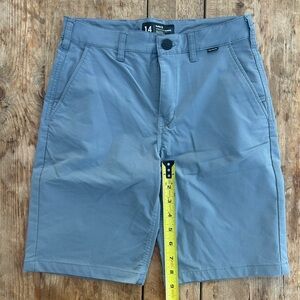 9 in Hurley/Nike dry fit Kids Blue Shorts